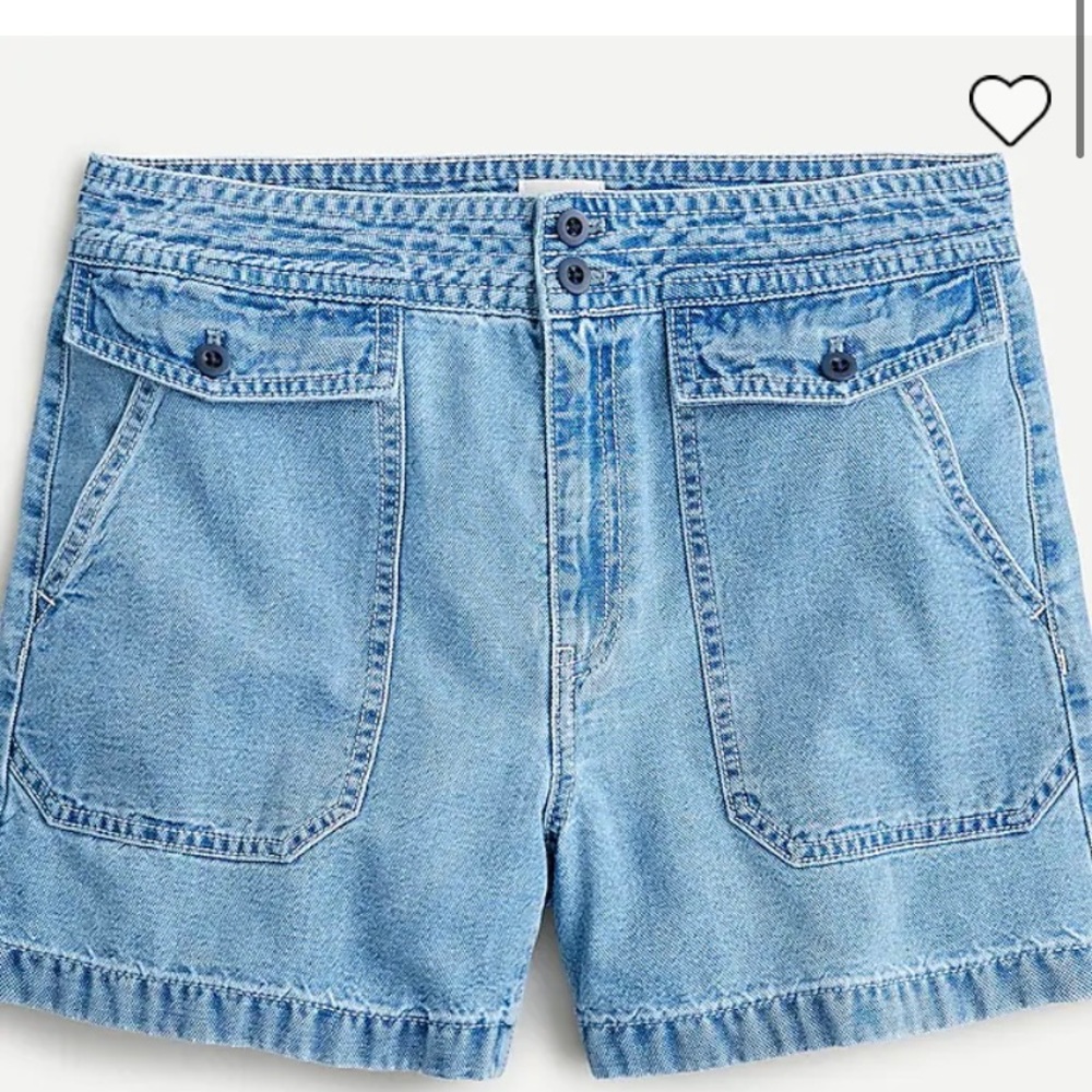 Jcrew Officer Denim Shorts